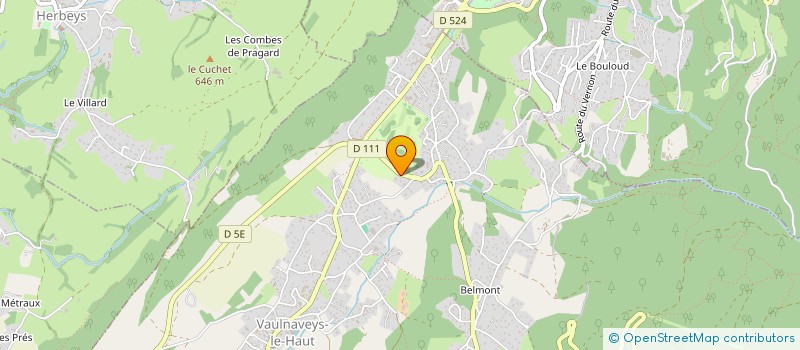 localisation de l'entreprise MONSIEUR PASCAL ROCHAS  VAULNAVEYS-LE-HAUT