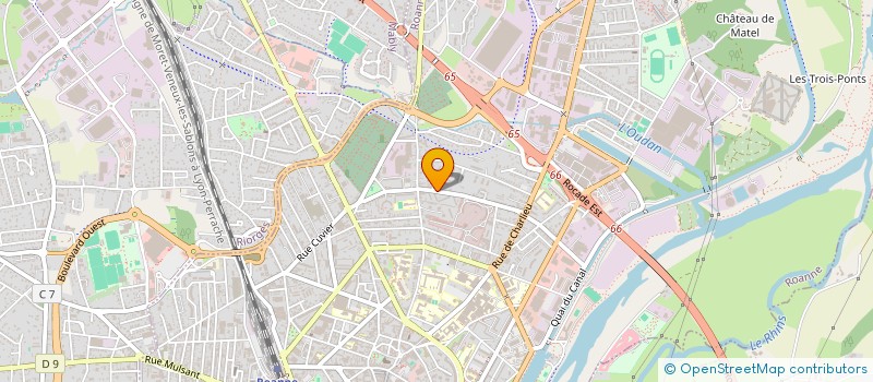 localisation de l'entreprise MONSIEUR PASCAL ROCHE à ROANNE