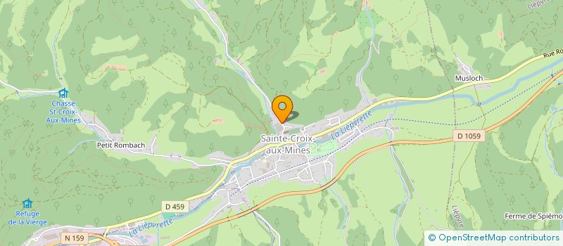 localisation de l'entreprise MONSIEUR PASCAL ROCHE  SAINTE-CROIX-AUX-MINES