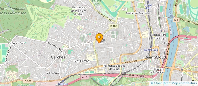 localisation de l'entreprise MONSIEUR PASCAL ROCHE à SAINT-CLOUD