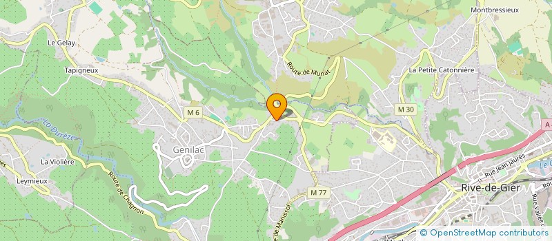 localisation de l'entreprise MONSIEUR PASCAL RODRIGUES  GENILAC