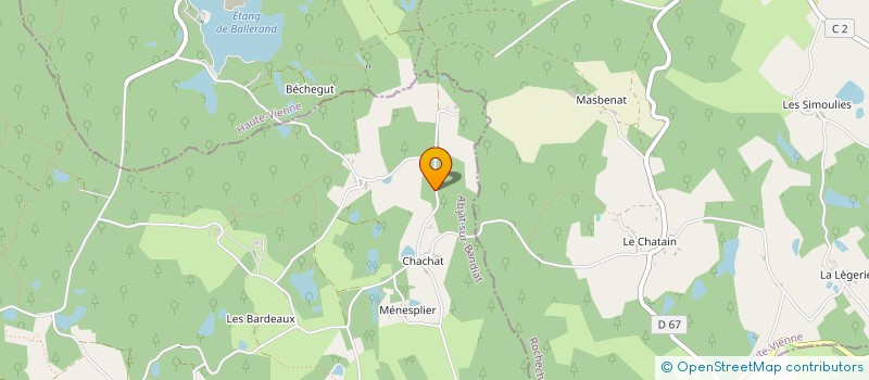 localisation de l'entreprise MONSIEUR PASCAL RODRIGUEZ  NONTRON