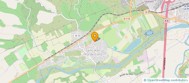 localisation de l'entreprise MONSIEUR PASCAL RODRIGUEZ  SAINT-JEAN-PLA-DE-CORTS