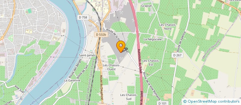 localisation de l'entreprise MONSIEUR PASCAL ROFFAT  MERCUROL-VEAUNES