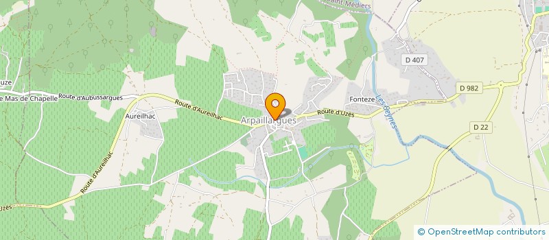 localisation de l'entreprise MONSIEUR PASCAL ROGER  ARPAILLARGUES-ET-AUREILLAC