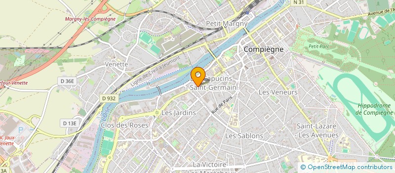 localisation de l'entreprise MONSIEUR PASCAL ROGER DESSEAUX  COMPIEGNE