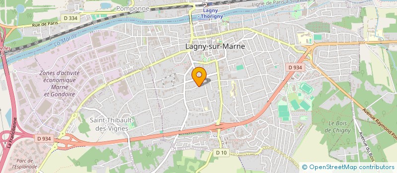 localisation de l'entreprise MONSIEUR PASCAL ROLAND  LAGNY-SUR-MARNE