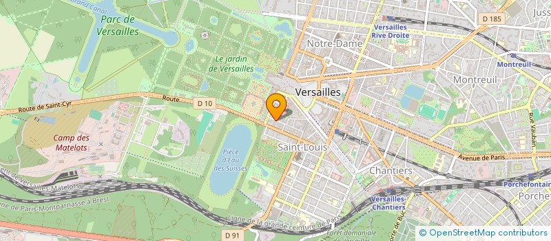 localisation de l'entreprise MONSIEUR PASCAL ROMANO à VERSAILLES