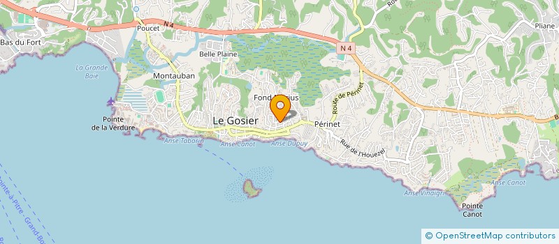 localisation de l'entreprise MONSIEUR PASCAL ROME à LE GOSIER