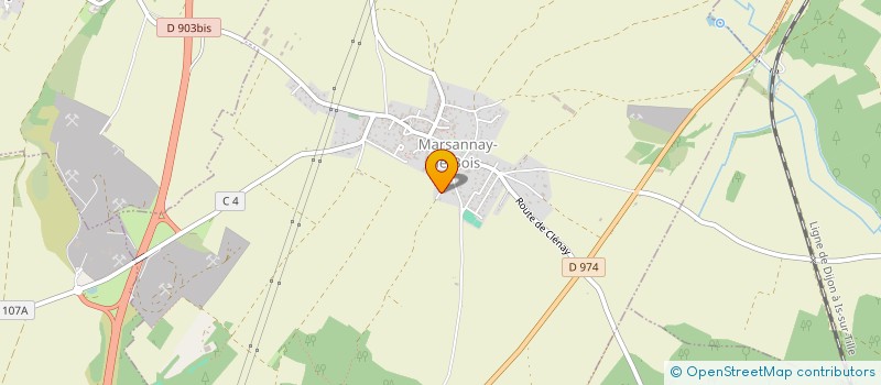 localisation de l'entreprise MONSIEUR PASCAL ROMEUR à MARSANNAY-LE-BOIS