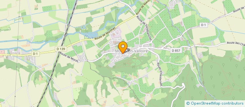 localisation de l'entreprise MONSIEUR PASCAL ROMEUR  MORAS-EN-VALLOIRE