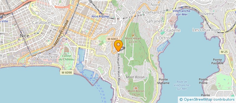 localisation de l'entreprise MONSIEUR PASCAL RONCEUX à NICE