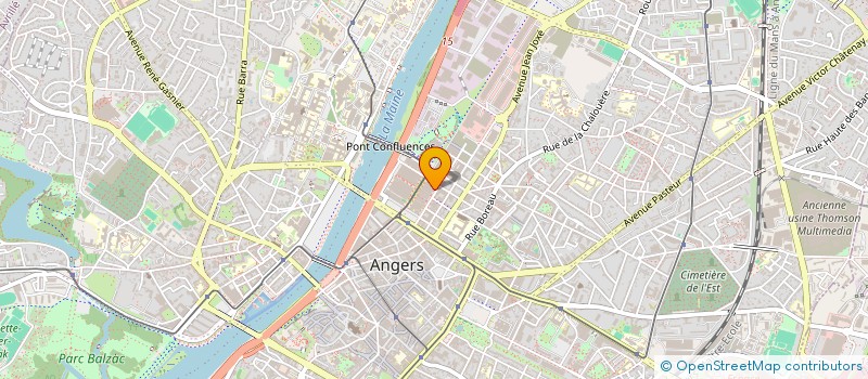 localisation de l'entreprise MONSIEUR PASCAL RONCIERE à ANGERS