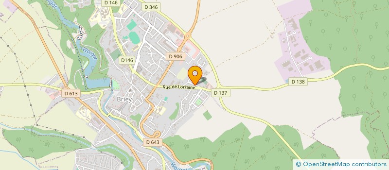 localisation de l'entreprise MONSIEUR PASCAL ROSE  VAL DE BRIEY