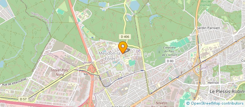 localisation de l'entreprise MONSIEUR PASCAL ROSSI  MEUDON