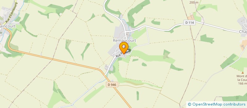 localisation de l'entreprise MONSIEUR PASCAL ROSSIGNON  REMAUCOURT