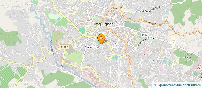 localisation de l'entreprise MONSIEUR PASCAL ROUANET à DRAGUIGNAN
