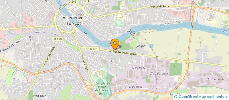 localisation de l'entreprise MONSIEUR PASCAL ROUCAUD  VILLENEUVE-SUR-LOT