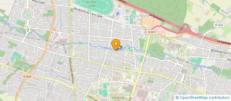 localisation de l'entreprise MONSIEUR PASCAL ROUCH  LONS