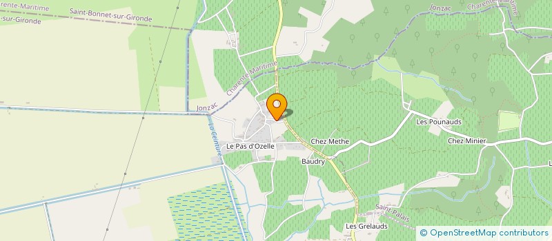 localisation de l'entreprise MONSIEUR PASCAL ROUDIER à SAINT-CIERS-SUR-GIRONDE