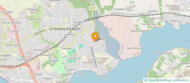 localisation de l'entreprise MONSIEUR PASCAL ROUE à LE RELECQ-KERHUON