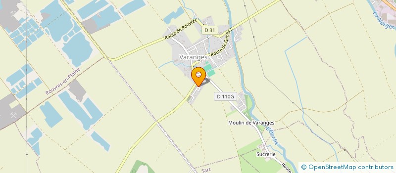 localisation de l'entreprise MONSIEUR PASCAL ROUGET  VARANGES