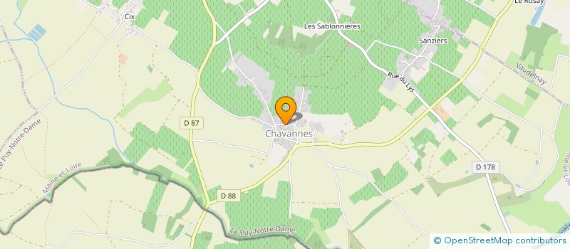 localisation de l'entreprise MONSIEUR PASCAL ROUILLIER  LE PUY-NOTRE-DAME