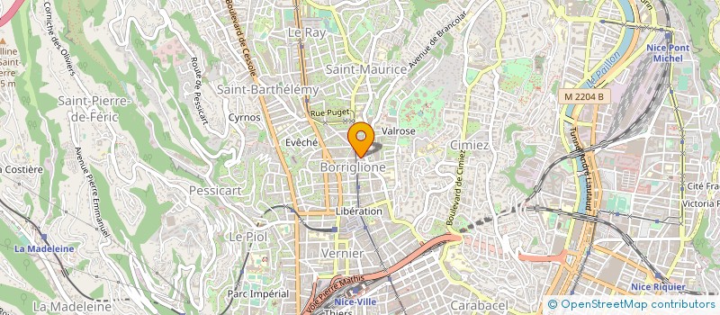 localisation de l'entreprise MONSIEUR PASCAL ROUSSEAU à NICE