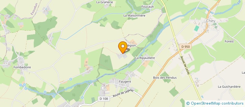 localisation de l'entreprise MONSIEUR PASCAL ROUSSEAU  CHENAY