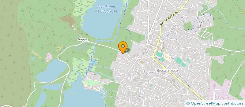 localisation de l'entreprise MONSIEUR PASCAL ROUSSEL  BISCARROSSE