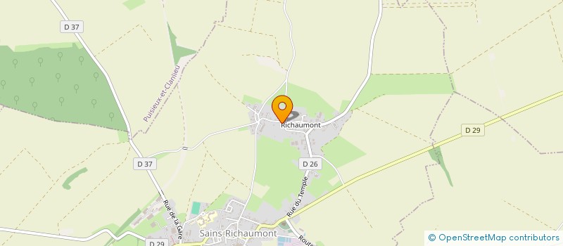 localisation de l'entreprise MONSIEUR PASCAL ROUSSEL  SAINS-RICHAUMONT