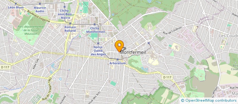 localisation de l'entreprise MONSIEUR PASCAL ROUVILLON  MONTFERMEIL