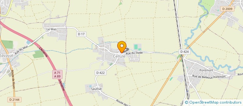 localisation de l'entreprise MONSIEUR PASCAL ROUX  RIOM