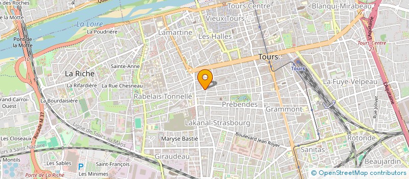 localisation de l'entreprise MONSIEUR PASCAL ROY  TOURS