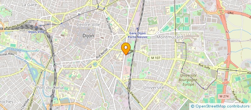 localisation de l'entreprise MONSIEUR PASCAL ROYER  DIJON