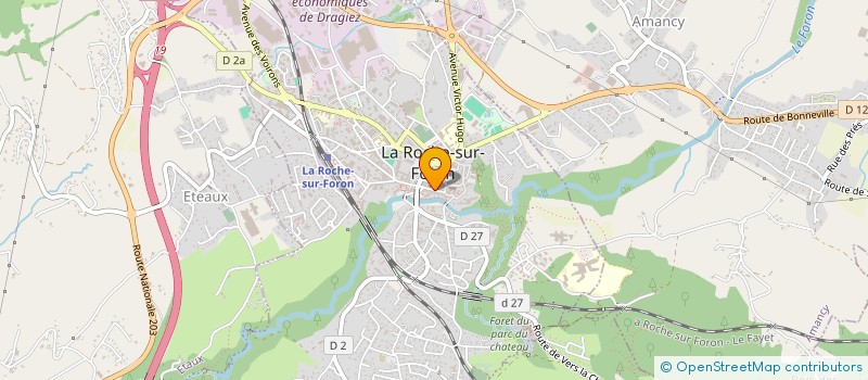 localisation de l'entreprise MONSIEUR PASCAL RUFF  LA ROCHE-SUR-FORON