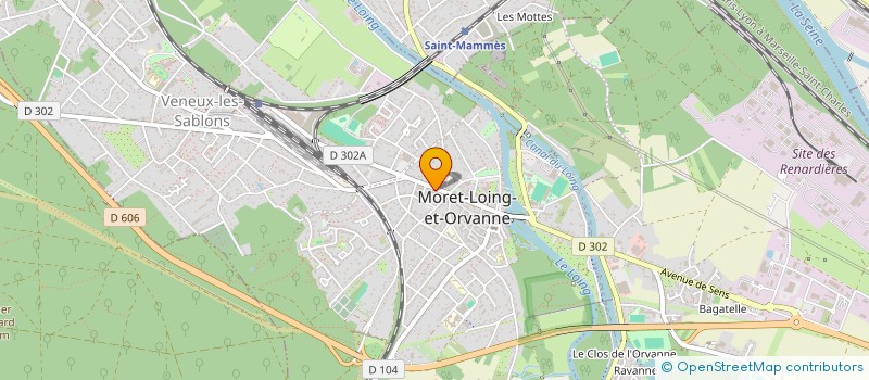 localisation de l'entreprise MONSIEUR PASCAL RUIZ à MORET-LOING-ET-ORVANNE