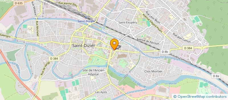 localisation de l'entreprise MONSIEUR PASCAL RUMIZ à SAINT-DIZIER