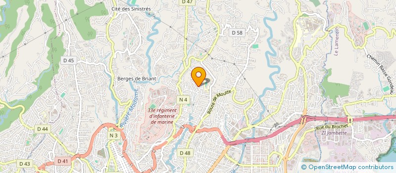 localisation de l'entreprise MONSIEUR PASCAL SAGGE  FORT-DE-FRANCE