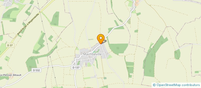 localisation de l'entreprise MONSIEUR PASCAL SAGOT  MAIMBEVILLE