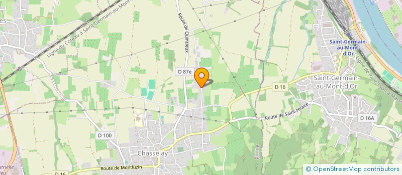 localisation de l'entreprise MONSIEUR PASCAL SAIGNANT à CHASSELAY