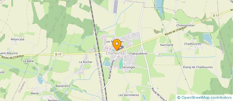 localisation de l'entreprise MONSIEUR PASCAL SAINT-CYR  CHANEINS