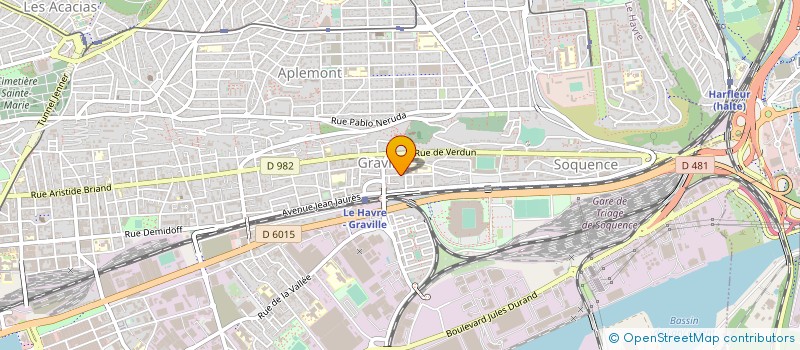 localisation de l'entreprise MONSIEUR PASCAL SAINT MARTIN à LE HAVRE