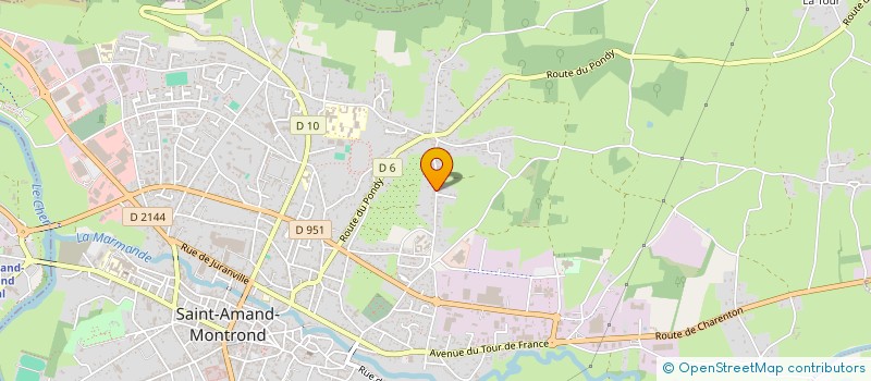 localisation de l'entreprise MONSIEUR PASCAL SALIOU  SAINT-AMAND-MONTROND