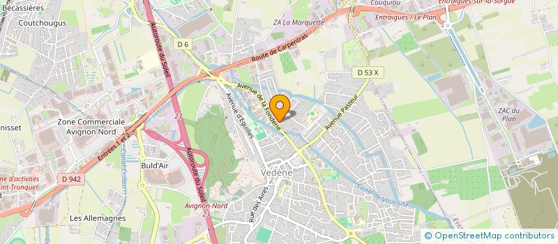 localisation de l'entreprise MONSIEUR PASCAL SALOU à VEDENE