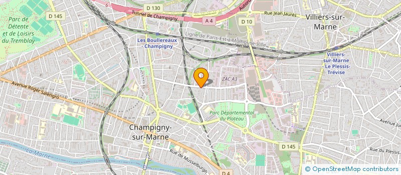 localisation de l'entreprise MONSIEUR PASCAL SAMSON à CHAMPIGNY-SUR-MARNE