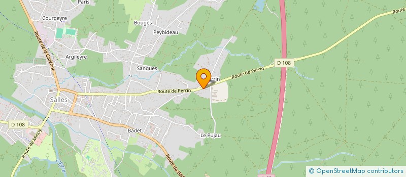localisation de l'entreprise MONSIEUR PASCAL SANCHEZ à SALLES