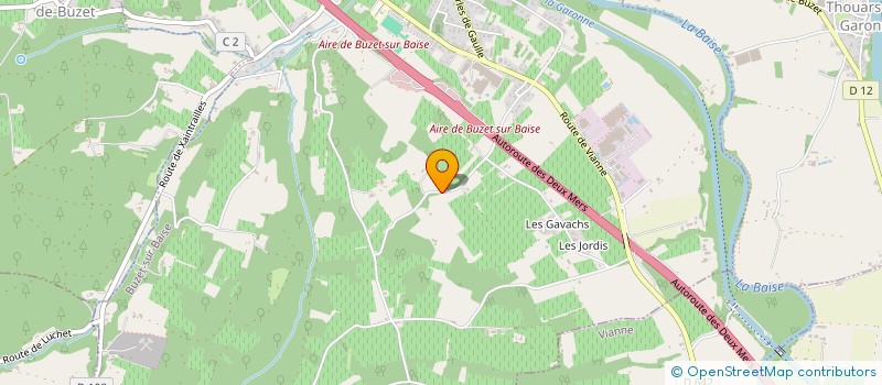 localisation de l'entreprise MONSIEUR PASCAL SANCHEZ  BUZET-SUR-BAISE