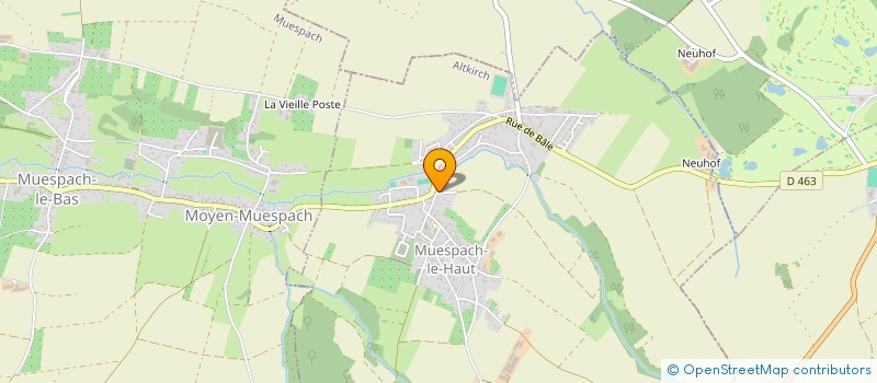 localisation de l'entreprise MONSIEUR PASCAL SANNER  MUESPACH-LE-HAUT
