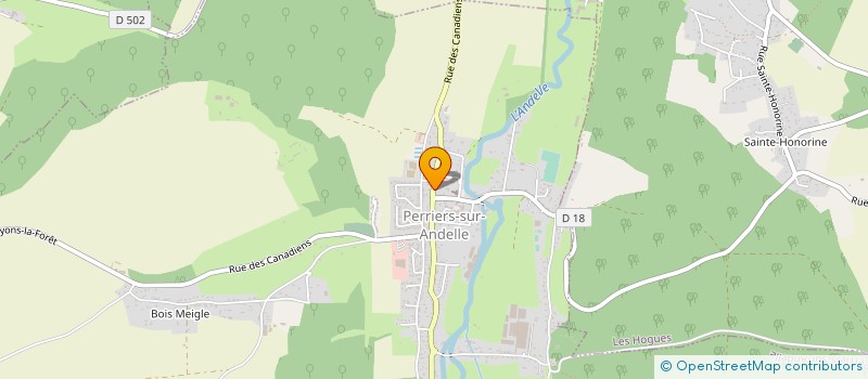 localisation de l'entreprise MONSIEUR PASCAL SANTARELLI  PERRIERS-SUR-ANDELLE